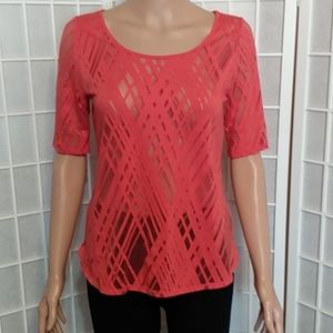 Apt. 9 Sheer Top‎ – Orange – Women